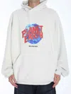 Balenciaga Planet Earth Hoodie In White