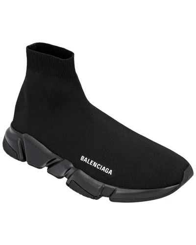 Balenciaga Men's Polyester Speed Sneaker (authentic Pre-loved) In Black