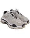 Balenciaga Men's Polyester Triple S Sneaker (authentic Pre-loved) In Gray