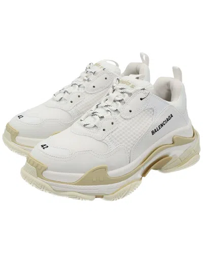 BALENCIAGA BALENCIAGA MEN'S POLYESTER TRIPLE S SNEAKER (AUTHENTIC PRE-LOVED)