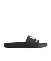 Balenciaga Rubber Slide Sandals For The Pool Men In Black/white