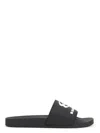 Balenciaga Rubber Slide Sandals For The Pool Men In Blackwhite