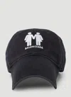 Balenciaga Men Pride Baseball Cap In Black