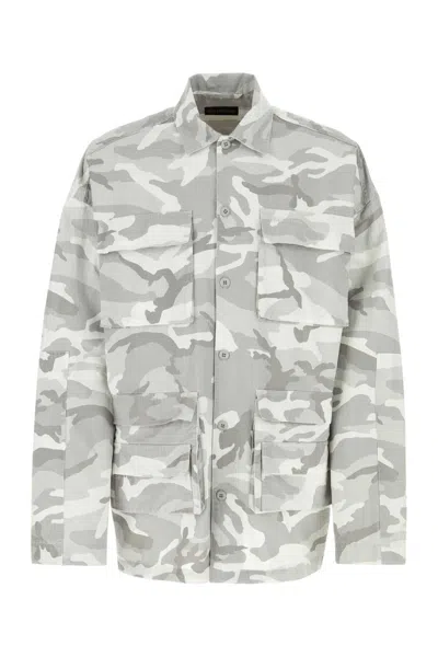 BALENCIAGA BALENCIAGA MEN PRINTED COTTON SHIRT