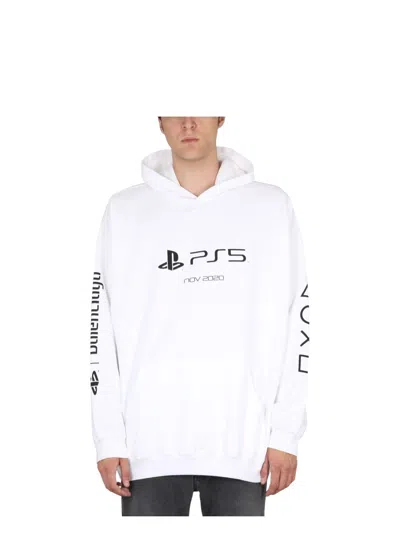 Balenciaga Men's Ps5 Oversized Hoodie