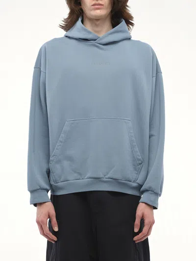 Balenciaga Logo-print Hoodie In Gray