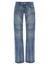 Balenciaga Distressed Low-rise Wide-leg Jeans