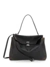 Balenciaga Men 'rodeo' Brown Large Shoulder Bag With Removable Shoulder Strap In Leather Man In Multi