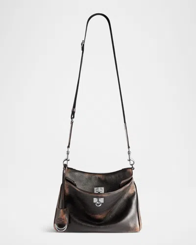 Balenciaga Men's Rodeo Small Calfskin Messenger Bag
