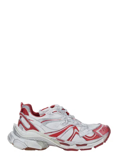 BALENCIAGA BALENCIAGA MEN 'RUNNER 2' MULTICOLOR SNEAKER WITH EMBOSSED LOGO IN MESH AND NYLON MAN