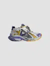 Balenciaga Men's Runner Gradient Sneakers In Animal Print