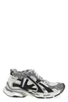 Balenciaga Dynamic Multicolor Runner Sneakers With Chunky Silhouette In Gray