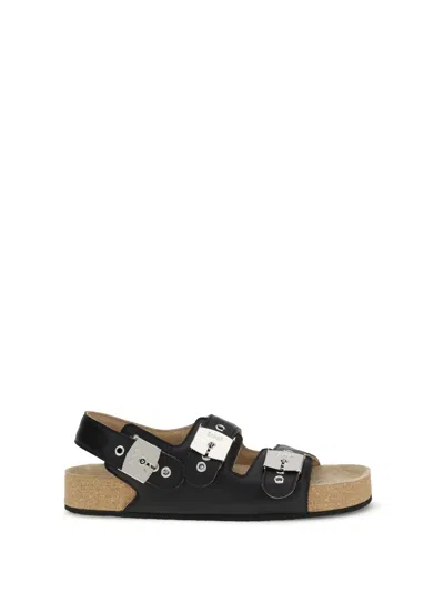 BALENCIAGA BALENCIAGA MEN SCHOLL FLAT SANDALS