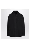 Balenciaga Men's Shirt-style Parka In Black