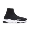 Balenciaga Technical 3d Recycled Knit Speed 2.0 Sneakers In Black
