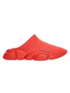 Balenciaga Speed Knitted Slip-on Sneakers In Black