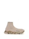 Balenciaga Men Speed Sneakers In Neutral