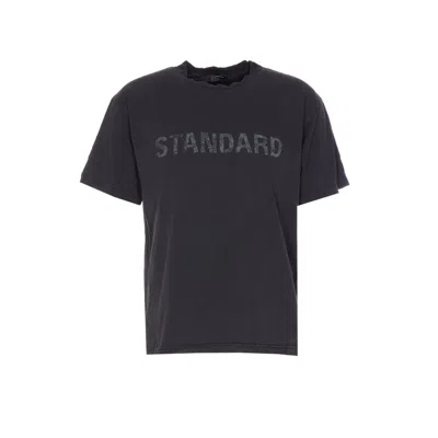 Balenciaga Men Standard Regular Fit T-shirt In Black