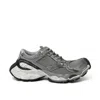 Balenciaga Stapler Sneakers In Grey/silver/black/white