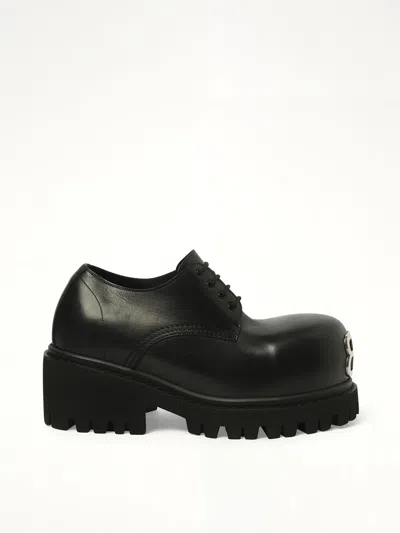 BALENCIAGA MEN'S STOMPER DERBIE BB SHOES
