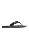 Balenciaga Men's Sunset Thong Flat In Black In Black