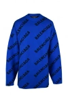 Balenciaga Men Sweater In Blue