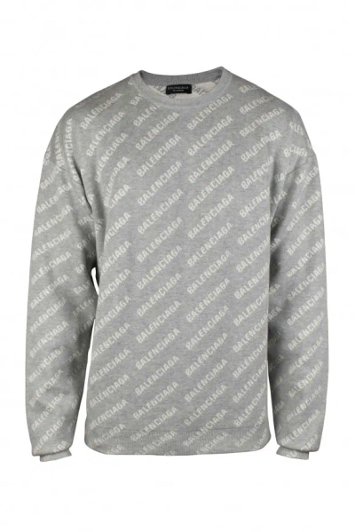 Balenciaga Men Jumper In Grey