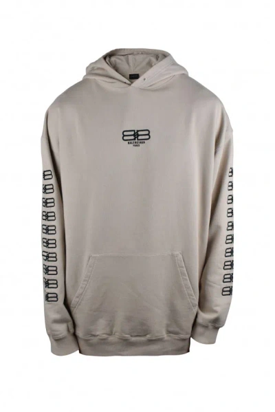 Balenciaga Men Sweatshirt In Brown