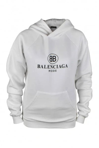 Balenciaga Men Sweatshirt In White