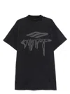 Balenciaga 3b Liquified Oversize T-shirt In Black
