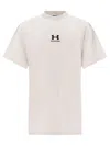 Balenciaga Chalk Cottonx Under Armour Oversize T-shirt In White