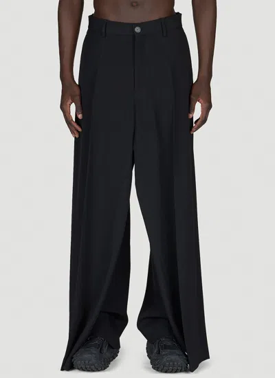 パンツ BALENCIAGA FW23 DOUBLE FRONT PANTS (768814_TPT151000) Balenciaga Tailored Double-front Suit Pants In Black | ModeSens