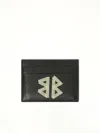 Balenciaga Men's Tape Type Grain Card Holder