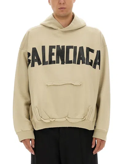 BALENCIAGA BALENCIAGA MEN "TAPE TYPE" SWEATSHIRT
