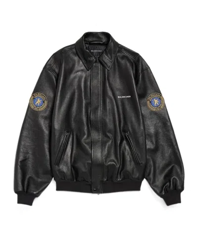 Balenciaga Men's Taxi Jacket In Black
