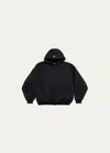 Balenciaga Men's Terry Tech Ski Jacket In Black