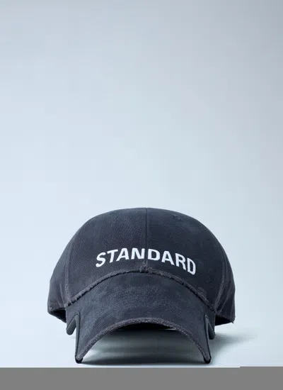 BALENCIAGA BALENCIAGA MEN TEXT MOTIF BASEBALL CAP