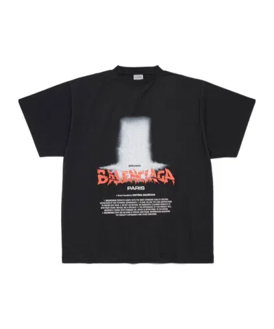 Balenciaga The Door Graphic-print T-shirt In Multi
