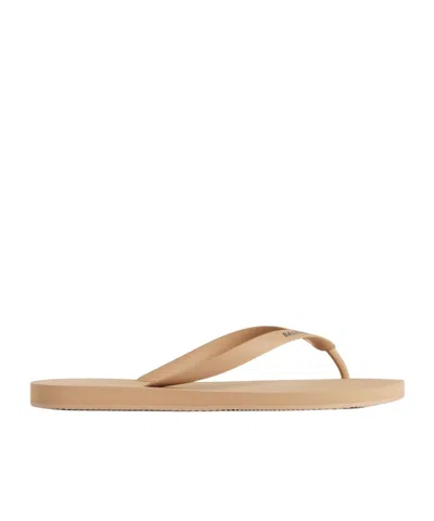 Balenciaga Men's Thong Sandal In Beige