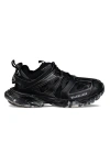 Balenciaga Track Nylon And Mesh Running Sneakers In Black