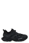 Balenciaga Black Track Sneakers In Multi