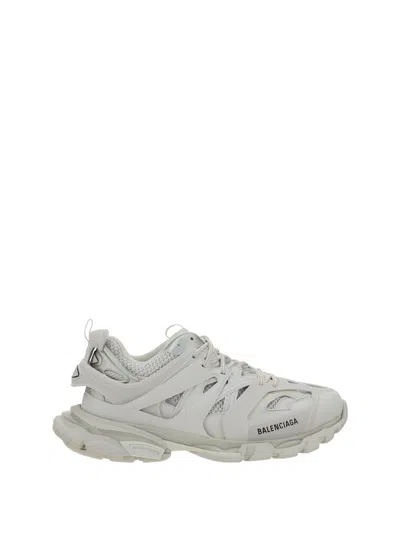 Balenciaga Men Track Sneakers In White