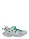 Balenciaga Track Trail Laces Sneakers Gray In White