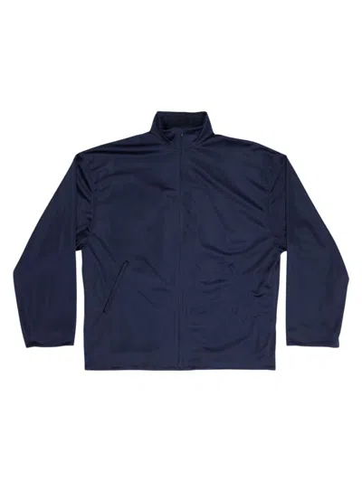 Balenciaga Men's Tracksuit Jacket In Navy Blue