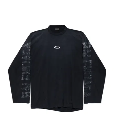 BALENCIAGA BALENCIAGA LOGO PRINTED LONG-SLEEVE T-SHIRT