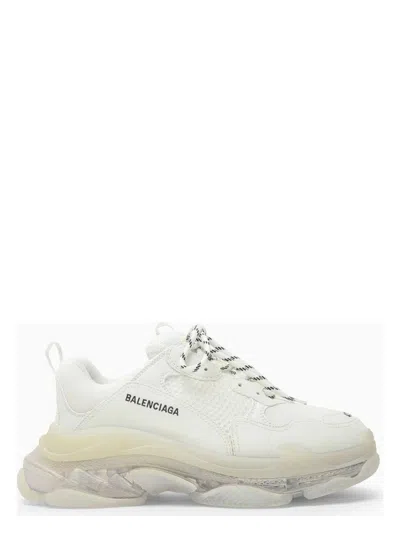 BALENCIAGA MEN'S TRIPLE S CLEAR SOLE TRAINER SNEAKER