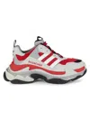Balenciaga X Adidas ‘triple S' Low Top Lace Up Sneakers In Red Black