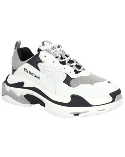 Pre-owned Balenciaga Men's Triple S White Comfort (authentic Pre-loved)