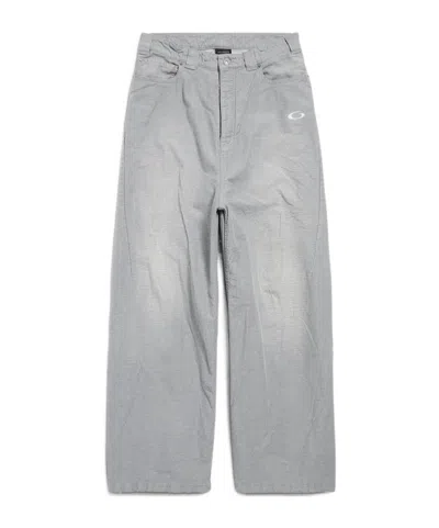 Balenciaga Men's Trompe L'oeil Sweatpants In Heather Grey