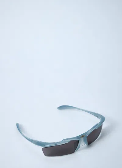 Balenciaga Men Turbo Rectangle Sunglasses In Brown